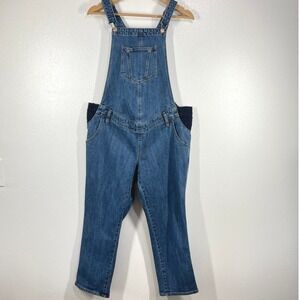Old Navy Maternity Overalls Denim Adjustable Blue Size Small Casual‎